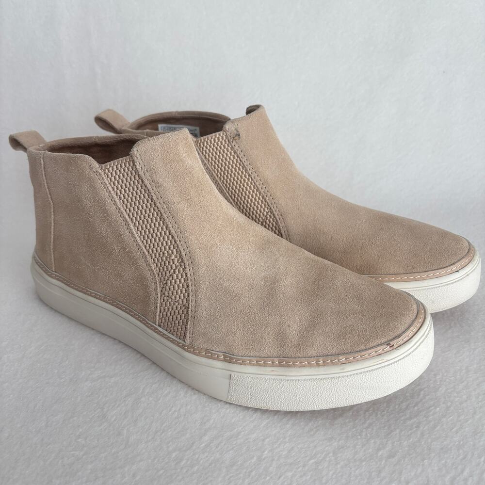 Toms Bryce Slip-On Casual Comfort Boot Sneakers Women's 9.5 Sand Suede